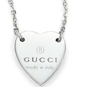 Gucci Trademark necklace with heart pendant